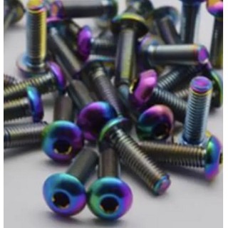 チタンレインボーボタンビス M3×18mm(5本) [RP-02318]
