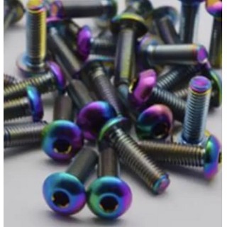 チタンレインボーボタンビス M3×18mm(5本) [RP-02318]]