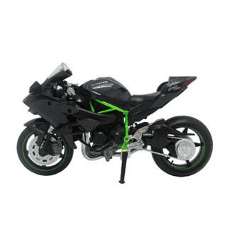 1/12 塗装済み完成品 ダイキャストモーターサイクル Kawasaki Ninja H2R(ブラック) [50220]