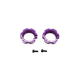 アルミショックアジャストナット(For HGショック/2pcs/パープル) [OD3879]