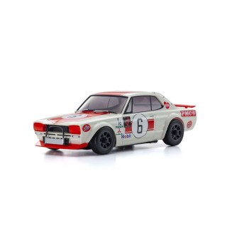 ASC MA-020N 日産 スカイライン 2000GT-R(KPGC10) レーシング1972 #6 レッド [MZP472R]