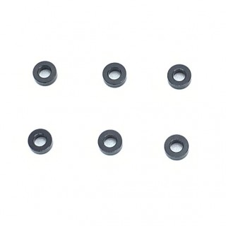 M2.6アルミカラー 2.0t(ブラック) 6pcs [SGX-2620BK]