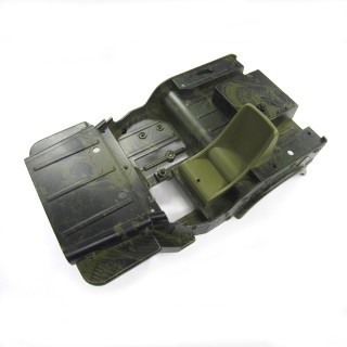 ワイルドウイリー2用 水面転写グラフィックボディ(ドクロ ツヤ消しクリアー塗装) [SR-MTB02MD]