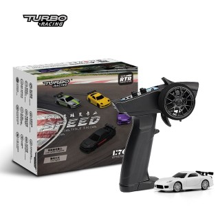 TURBO RACING 1/76スケール C71ホワイト オンロードカー [C71-WH]