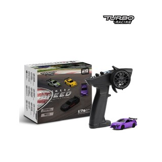 TURBO RACING 1/76スケール C72パープル オンロードカー [C72]