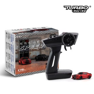 TURBO RACING 1/76スケール C64グリーン 2WDドリフトカー [C64 TURBO RACING 1/76スケール C64グリーン 2WDドリフトカー [C64