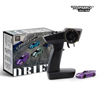 TURBO RACING 1/76スケール C61パープル 2WDドリフトカー [C61]