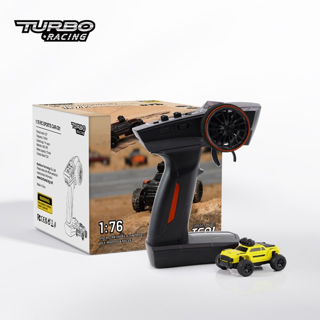 TURBO RACING 1/76スケール C81イエロー オフロードカー [C81-YE TURBO RACING 1/76スケール C81イエロー オフロードカー [C81-YE