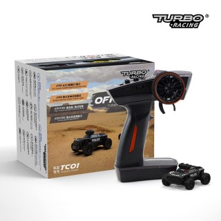 TURBO RACING 1/76スケール C82ブラック オフロードカー [C82]