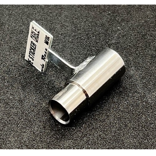 スタンダードステンレスマフラー/シングル/6φ/砲弾加工 [STD-S スタンダードステンレスマフラー/シングル/6φ/砲弾加工 [STD-S