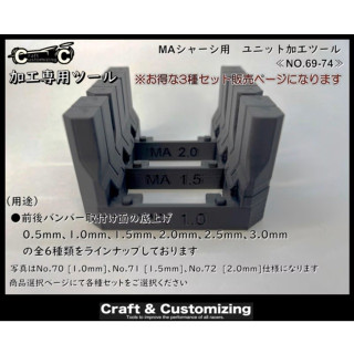 ミニ四駆 MA用 ユニット加工ツール 0.5(NO.69) [22M54A]