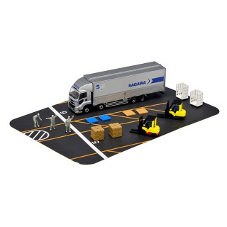 トラックコレクション 物流現場 ウィングバンセットB 佐川急便 [329565]