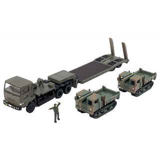 トレーラーコレクション 自衛隊トレーラー 資材運搬車セット [331254]