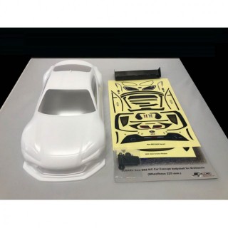 Mシャーシ用スバルNewBRZ RCカーコンセプト ホワイトプリント済ボディ(WB225mm) [37103]