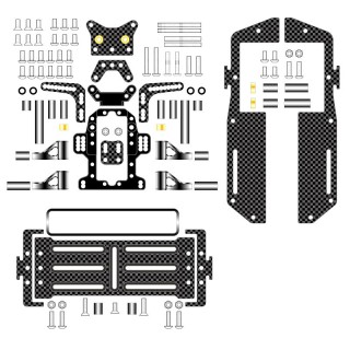 BT-01 FR-CONCEPT ドリフトコンバージョンキット(バッテリーホルダー付) [0744-FD]