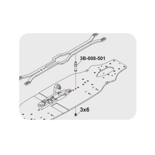 TC10/3 FRONT ROLL POST [3B-008-501]