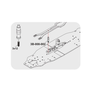 TC10/3 REAR ROLL POST Type-B [3B-008-002]