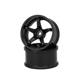 N-Type Drift Wheel Super Traction /+6/Black [GD056]