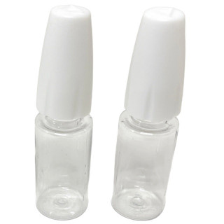 針付きで挿しやすいカリメロキャップボトル(10ml) ホワイト2個入り [TE-TBW2P]