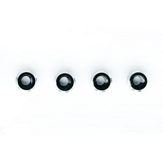 アルミ製 インサートナット(2.5mm 厚カーボンプレート用/4個入) [RC-IN25]