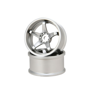 N-Type Drift Wheel/+8/Mat Silver 2pcs [GD043]