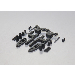 Shark Rear H Arm Adapter Set(Black) [RR-1600B]