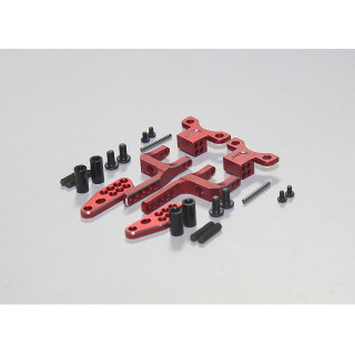 Shark Rear H Arm Adapter Set(Red) [RR-1600R]