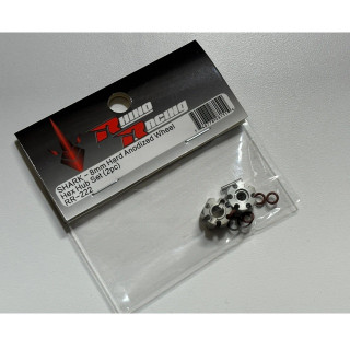 Shark -8mm Hard Anodized Wheel Hex Hub Set(2pc) [RR-222]