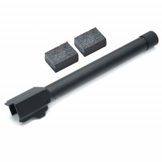 マルイG18C/FMG9用スティールロングアウターバレル(14mm逆ネジ) [FMG9-04(BK) ]
