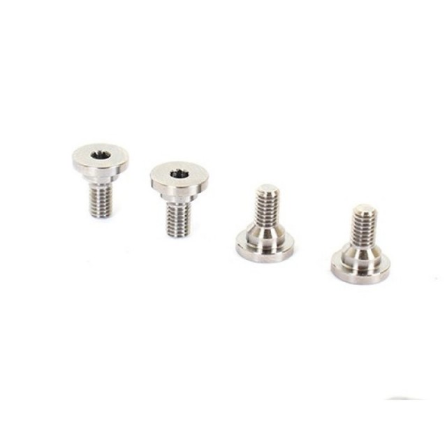 チタン製サーボ用段付きビス3x8mm(4個) [TS-0308] - スーパー