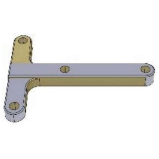 TC10/3 ALU REAR T-BRACE [3H-004-001]