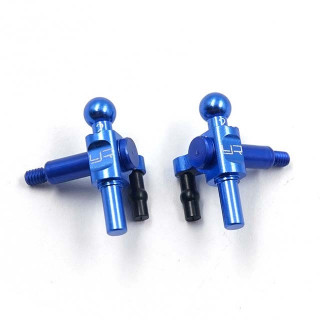アルミナックル キャンバー 2度 ブルー Kyosho Mini-Z MR-04 [KYMR-012DB]