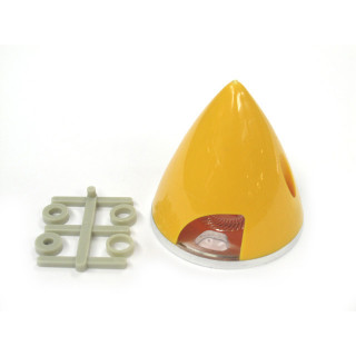 アルミバックスピンナー70ｍｍ（黄） [CAS-43311]