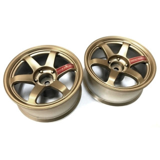 TE37 Sports WHEEL ハイトラクション +8 ブロンズメタル 2pcs [LWH-0308BRa]