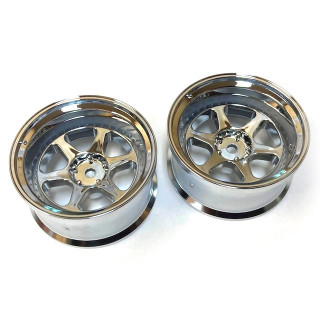 WORK MEISTER L1 スーパーハイトラクションタイプ offset 8 クローム 2個入 [LWS-0508Ca]