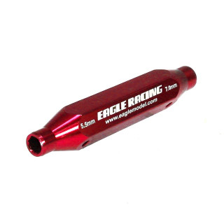 SPデュアルソケットレンチRE 1/10カー用(内径4mm/3mmナット) [EG-2503U-RE]