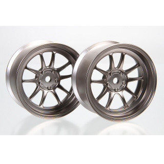 シバホイールG23 チタンシルバー オフセット+5 2pcs [DR-SW05GTS]