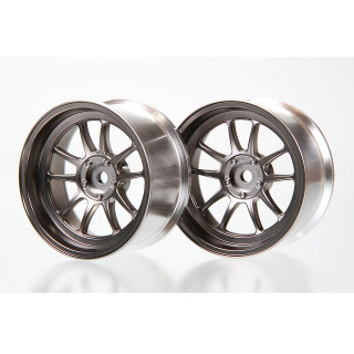 シバホイールG23 チタンシルバー オフセット+7 2pcs [DR-SW07GTS]