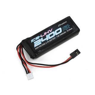 ICE LiHV 7.6V 2400mAh(受信機用 ストレート型) [GFG105]