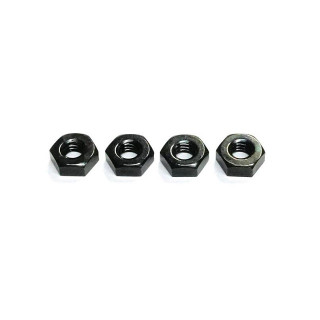 M2.5スチールナット(ブラック/4ヶ入) [M-M25NK]