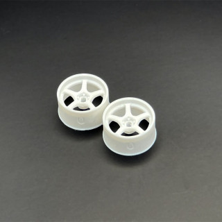 DDLABO 5本スポークホイール白 ワイド0mm [DDL-WR001W-W0]