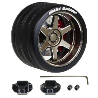 SPメタルグリップステアリングホイル 6スポーク(BZ) [EG-3957-6S-BZ]