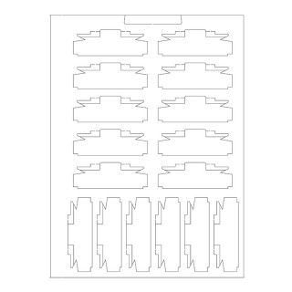 車両ケース(16両用・タキ1900・29300サイズ) [6203]