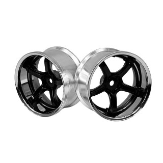 WORK EMOTION T5R 2P WHEEL DEEP CONCAVE +6 MATTE CARBON 2pcs [LW-0706MCB]