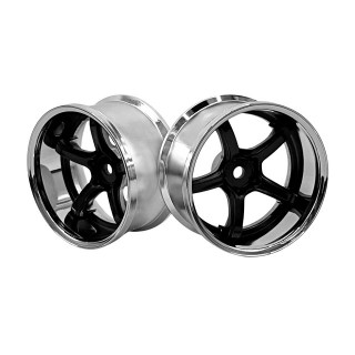 WORK EMOTION T5R 2P WHEEL DEEP CONCAVE +8 MATTE CARBON 2pcs [LW-0708MCB]