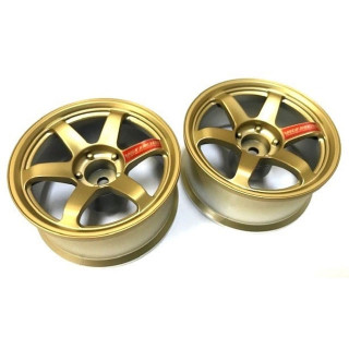 TE37 Sports ホイール ハイトラクションタイプ Off 6 GoldMetal 2pcs [LWH-0306Ga]