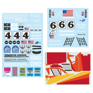 WCデカールシート(RC10 Jay Halsey) [AS6398]
