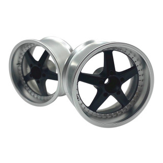 WORK EQUIP WHEEL DEEP RIM オフセット8 Matt Black Edition 2pcs [LW-0108MBEa]