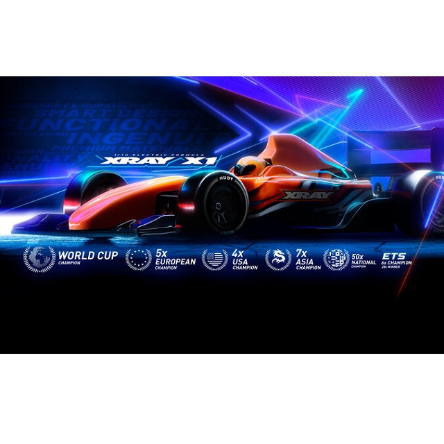 XRAY X1 2025 1/10EP F1カーキット [370709#] - スーパーラジコン