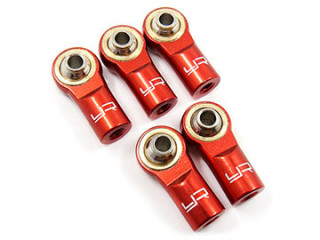 アルミ M3ロッドエンド レッド 5pcs [YA-0550RD]